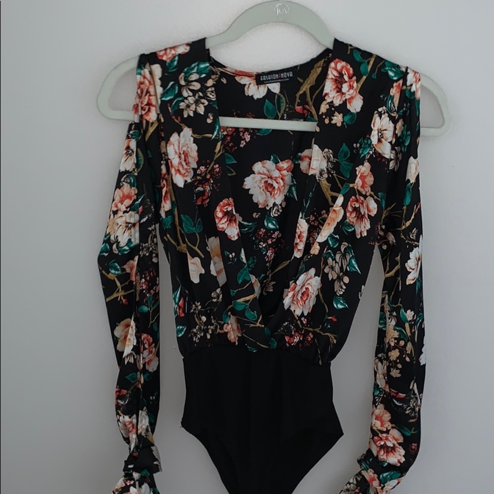 Fashion Nova satin body suit